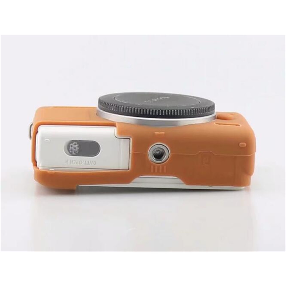 Soft Silicone Protective Camera Cover Shell for Canon EOS M100 - Brown-6
