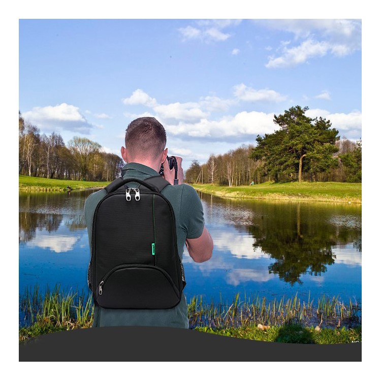 TIGERNU Waterproof SLR DSLR Digital Camera Outdoor Portable Backpack Shoulder Bag - Green-3