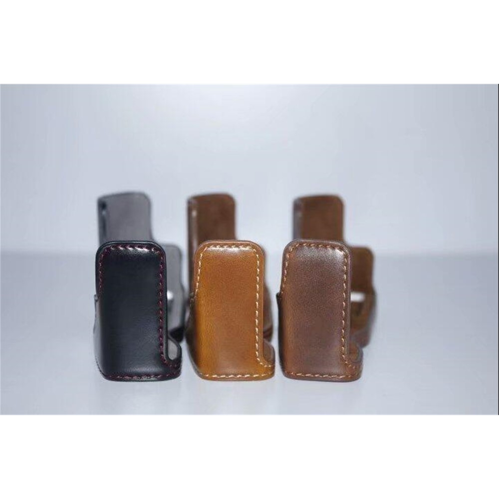 PU Leather Protective Camera Half Bottom Cover for Olympus E-PL7 / E-PL8 / E-PL9 - Coffee-21