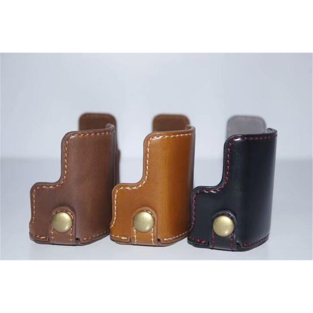 PU Leather Protective Camera Half Bottom Cover for Olympus E-PL7 / E-PL8 / E-PL9 - Coffee-22