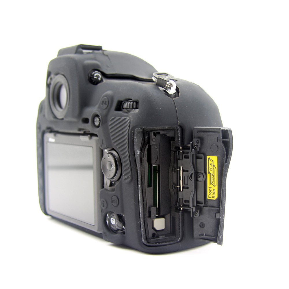 Soft Silicone Protective Case for Nikon D850 Digital SLR Camera - Black-4