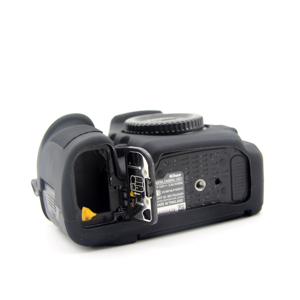 Soft Silicone Protective Case for Nikon D850 Digital SLR Camera - Black-5