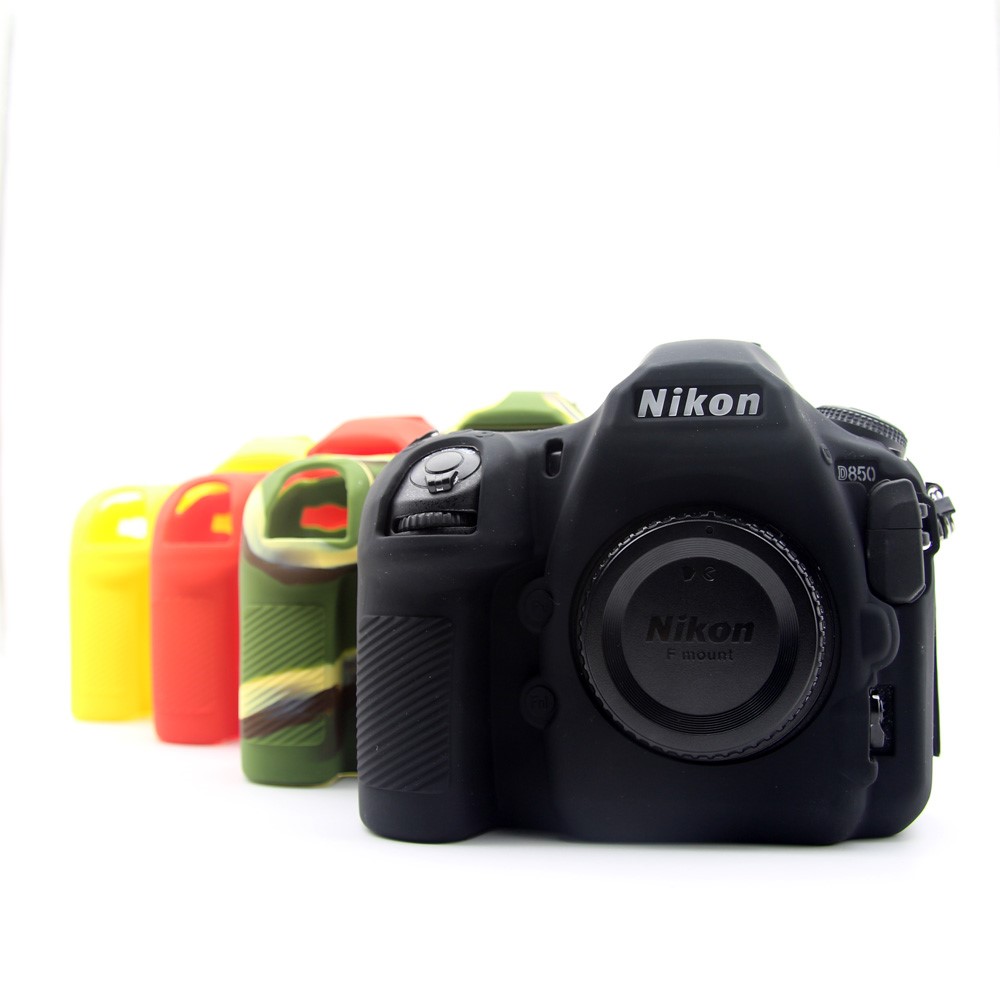 Soft Silicone Protective Shell Cover for Nikon D850 Digital SLR Camera - Red-13