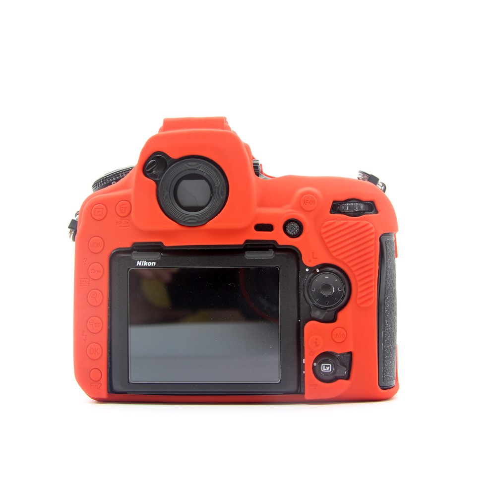 Soft Silicone Protective Shell Cover for Nikon D850 Digital SLR Camera - Red-3