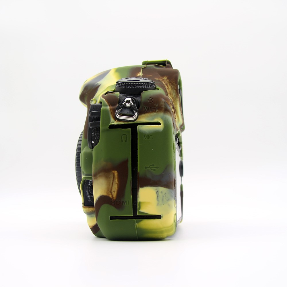 Soft Silicone Protective Pouch Case for Nikon D850 Digital SLR Camera - Camouflage-3