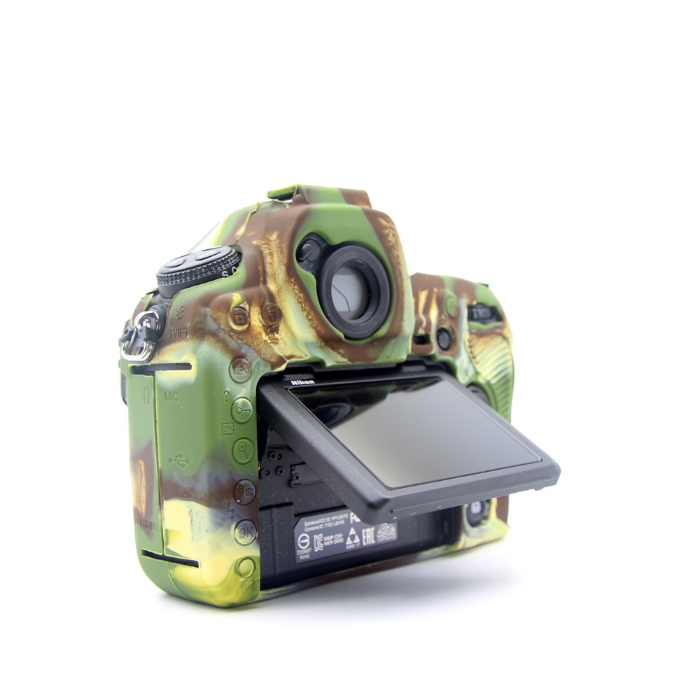 Coque Pochette De Protection En Silicone Douce Pour La Caméra Nikon D850 Digital SLR - Camouflage