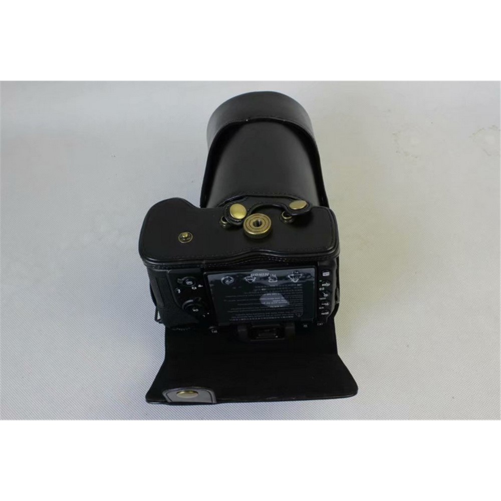 PU Leather Camera Protective Case for Nikon D7500 Digital SLR Camera - Black-4