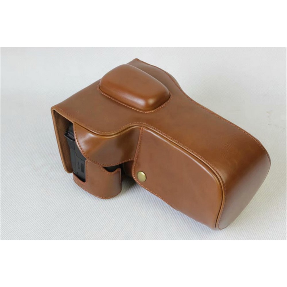 PU Leather Camera Protective Bag Case for Nikon D7500 Digital SLR Camera - Brown-2