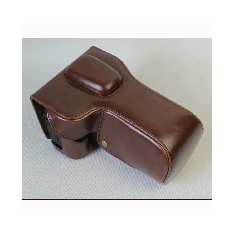 PU Leather Camera Protection Pouch Cover for Nikon D7500 Digital SLR Camera - Coffee-1