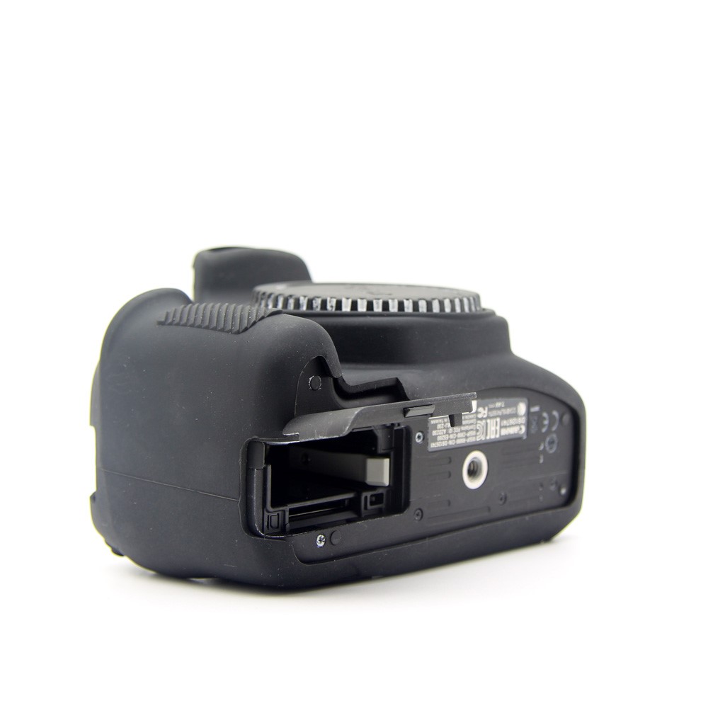 Flexible Silicone Camera Protective Cover for Canon EOS 1300D 1500D - Black-5