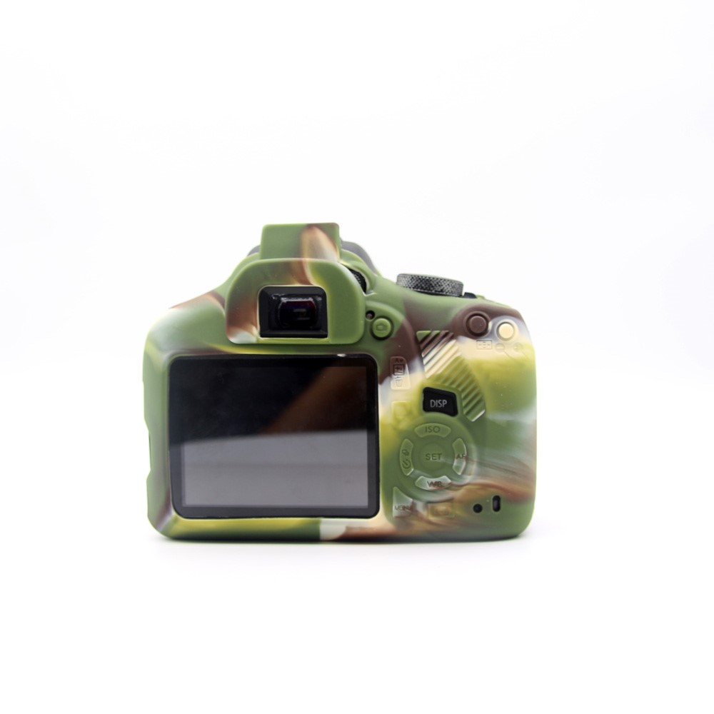 Flexible Silicone Protective Bag Cover for Canon EOS 1300D 1500D - Camouflage-3