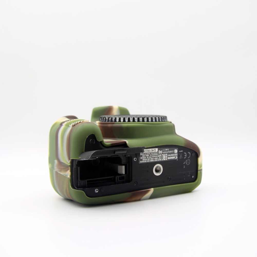 Flexible Silicone Protective Bag Cover for Canon EOS 1300D 1500D - Camouflage-5