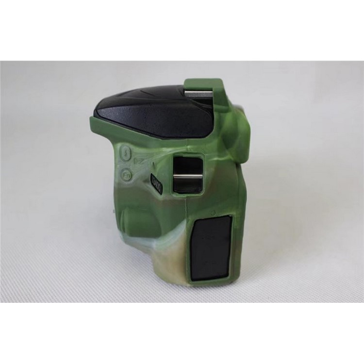 Flexible Silicone Protective Shell for Nikon D3400 DSLR Camera - Camouflage-4