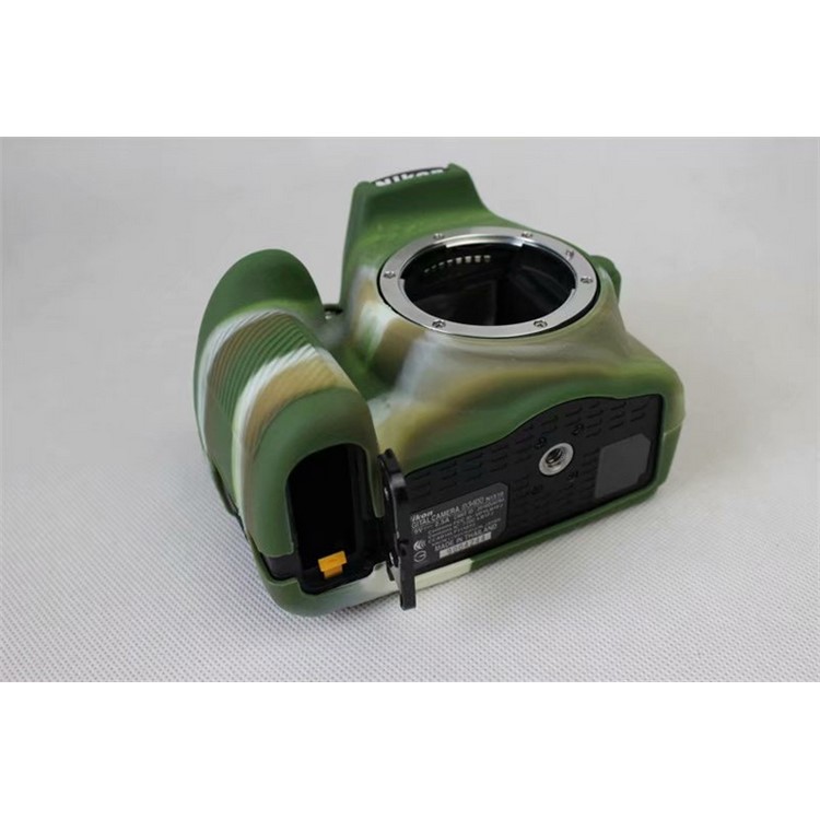 Flexible Silicone Protective Shell for Nikon D3400 DSLR Camera - Camouflage-8