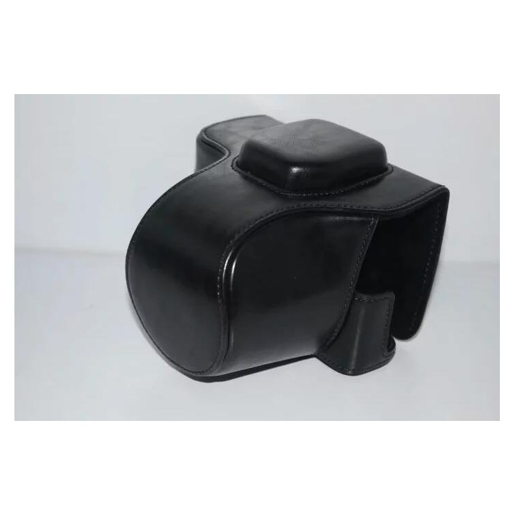 PU Leather Camera Protective Case Bag for Fujifilm X-T100 - Black-15