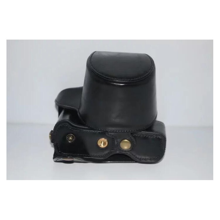 PU Leather Camera Protective Case Bag for Fujifilm X-T100 - Black-16