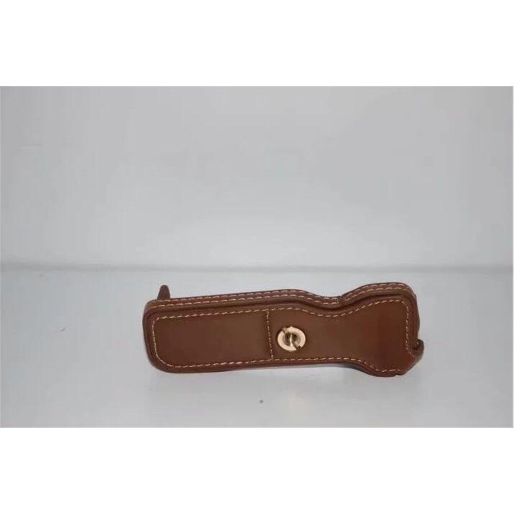 PU Leather Protective Camera Half Bottom Cover + Wrist Strap for Canon PowerShot G5 X - Brown-2