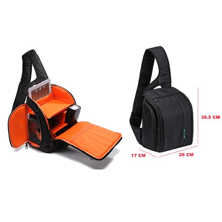 TIGERNU T-S8022 DSLR Camera Single Shoulder Bag Sling Case Backpack - Orange-13