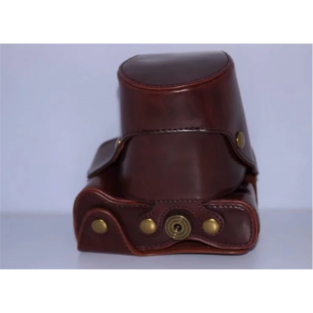 PU Leather Protection Bag Case for Fujifilm X-T3 Camera - Coffee-10