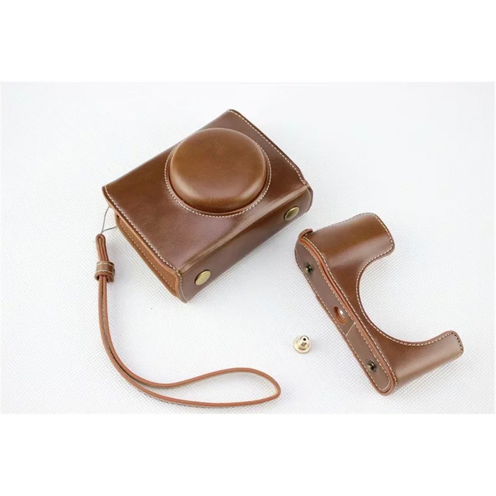 PU Leather Protective Camera Protective Bag for Fujifilm XF10 Digital Compact Camera - Brown-2