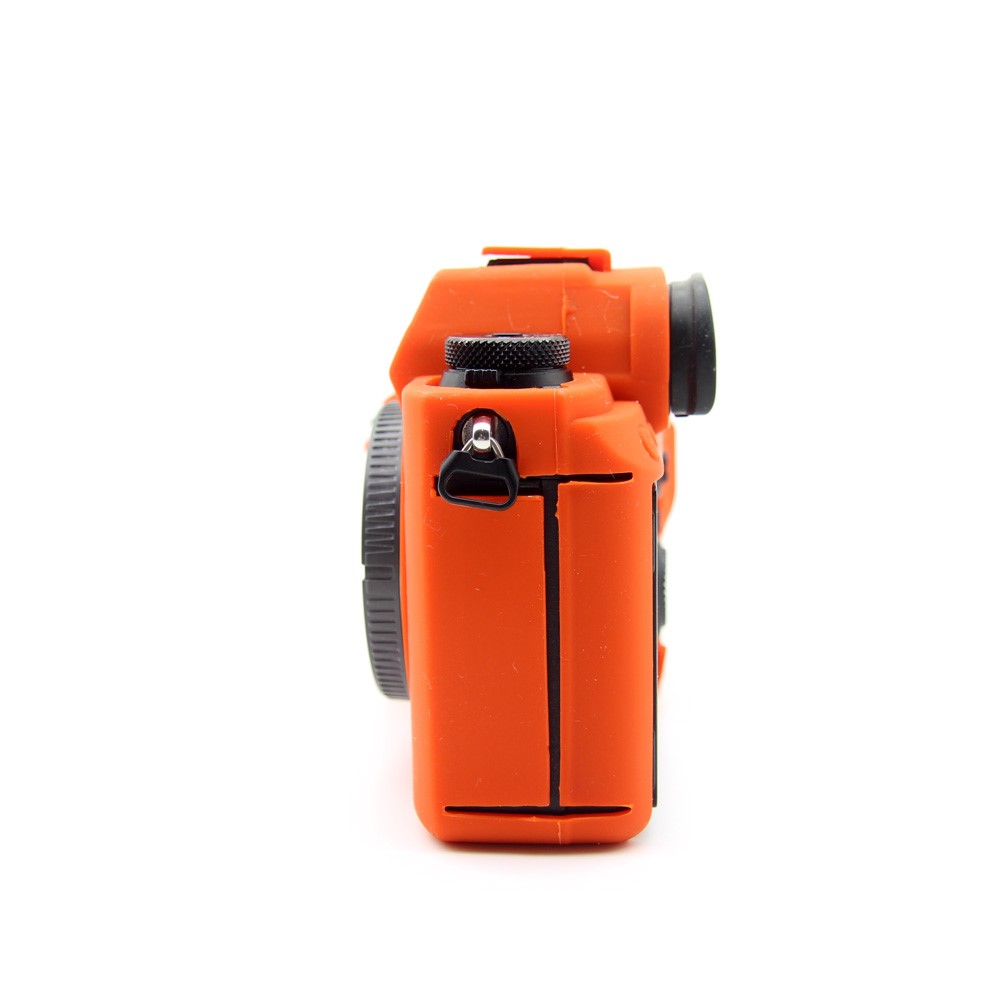 Soft Silicone Cover for Sony A9/A7M3/A7R3 Camera - Orange-2