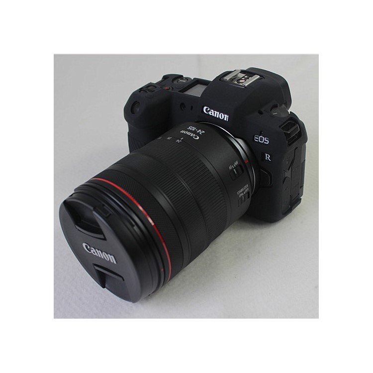 Soft Silicone Case Protector for Canon EOS R - Black-3