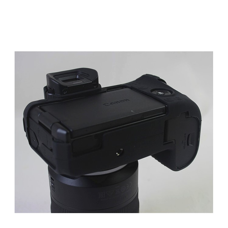 Soft Silicone Case Protector for Canon EOS R - Black-5