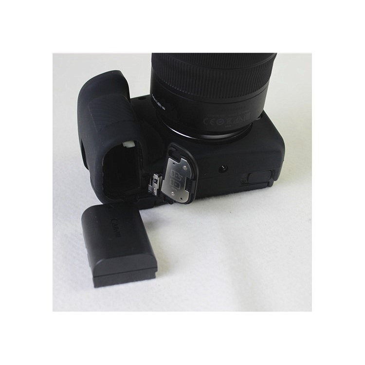 Soft Silicone Case Protector for Canon EOS R - Black-6