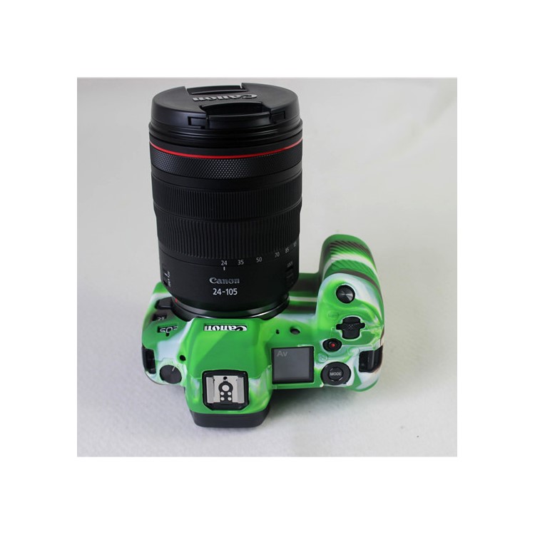 Soft Silicone Case Cover for Canon EOS R - Camouflage-4