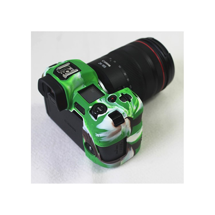 Soft Silicone Case Cover for Canon EOS R - Camouflage-5