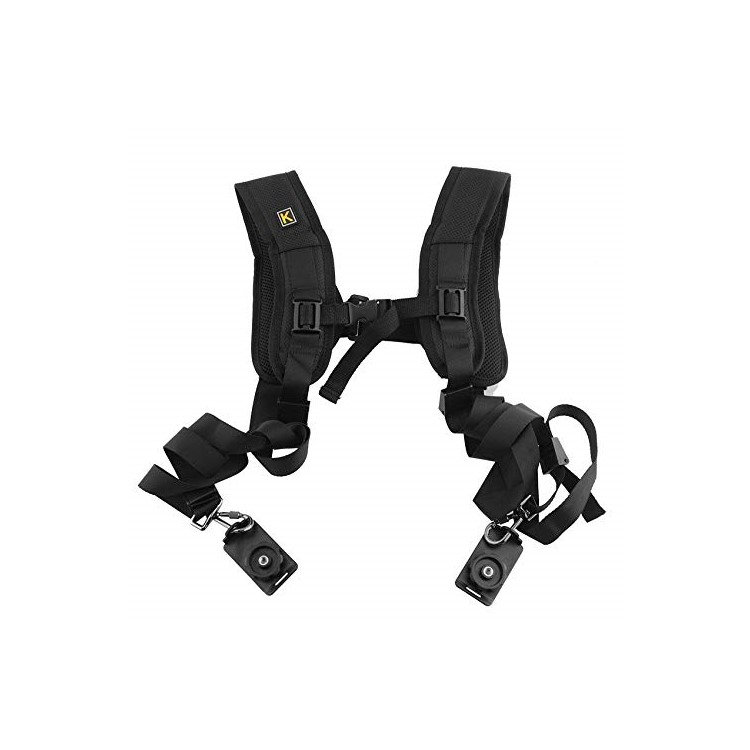 Dual-shoulder Camera Neck Strap Tether Strap for Canon Nikon Olympus Pentax Panasonic Sony DSLR-10