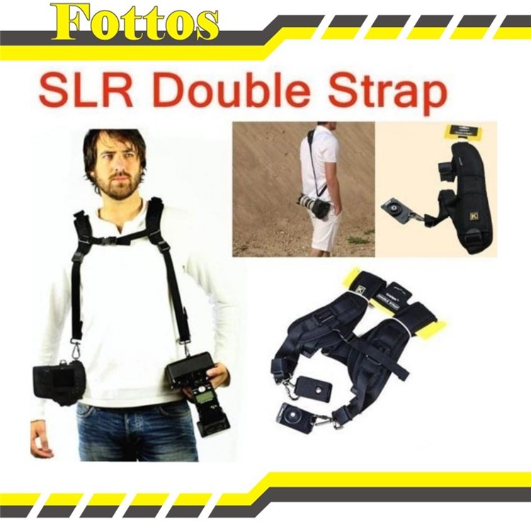 Dual-shoulder Camera Neck Strap Tether Strap for Canon Nikon Olympus Pentax Panasonic Sony DSLR-7