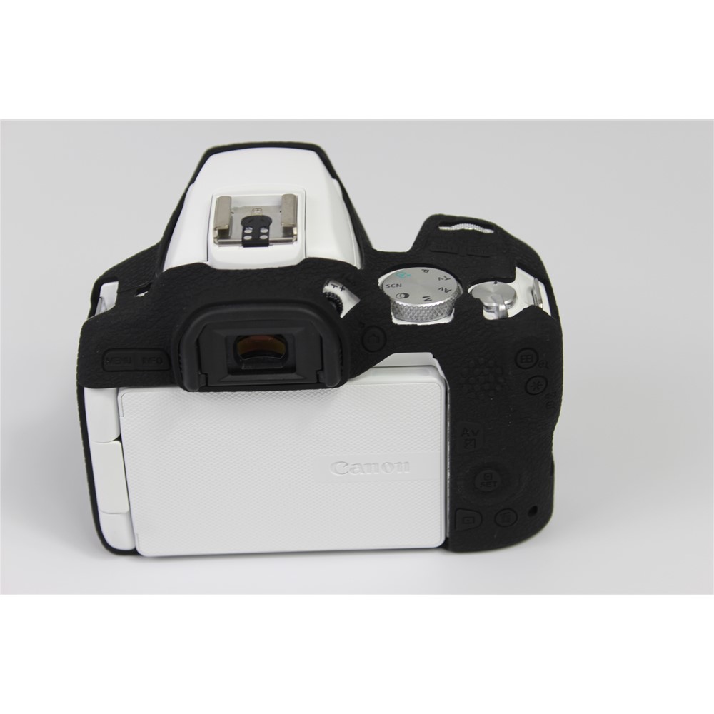 Soft Silicone Case Protector for Canon EOS 200D II Camera - Black-7