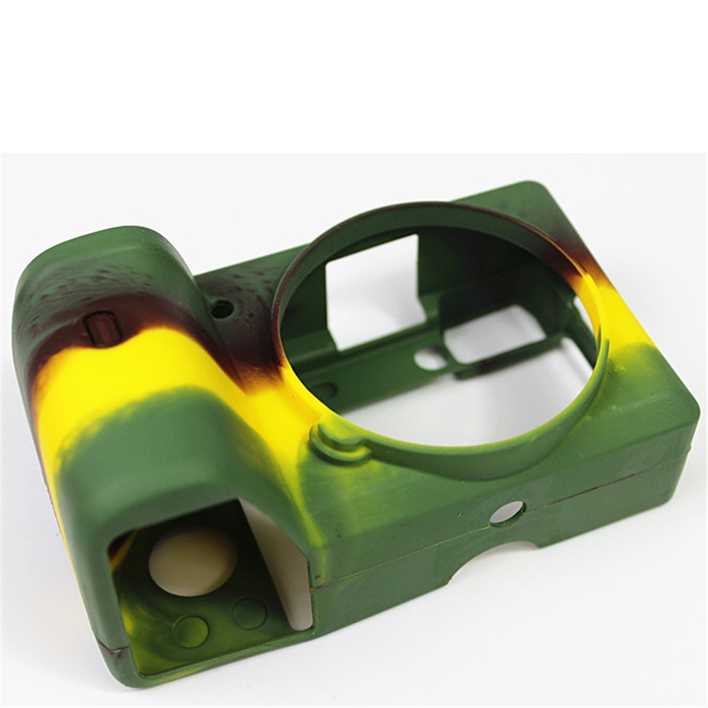 Soft Silicone Protective Pouch Case for Sony A6600 Camera - Green-13