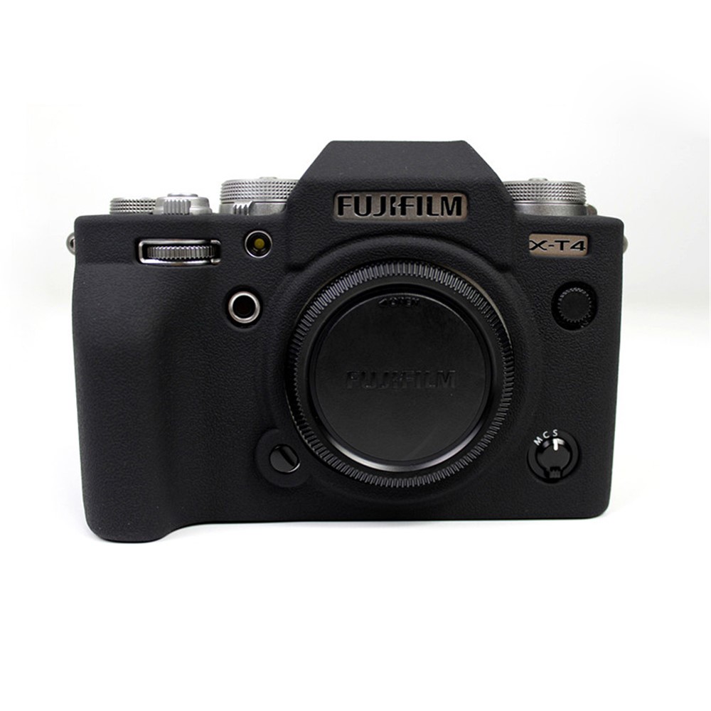 Soft Silicone Protective Case for FUJIFILM X-T4 - Black-2