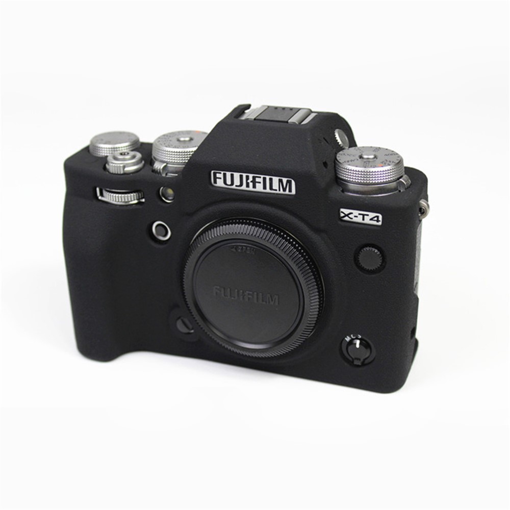 Soft Silicone Protective Case for FUJIFILM X-T4 - Black-3