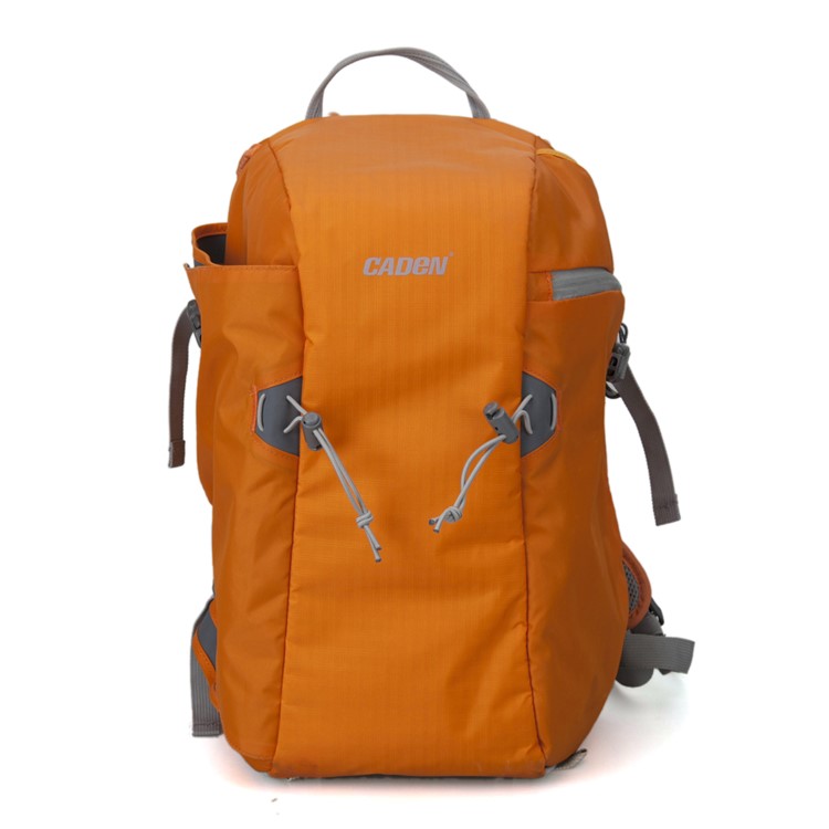CADEN E5 Waterproof Outdoor Anti Theft Backpack Camera Bag for DSLR Camera Canon Sony Nikon - Orange-1