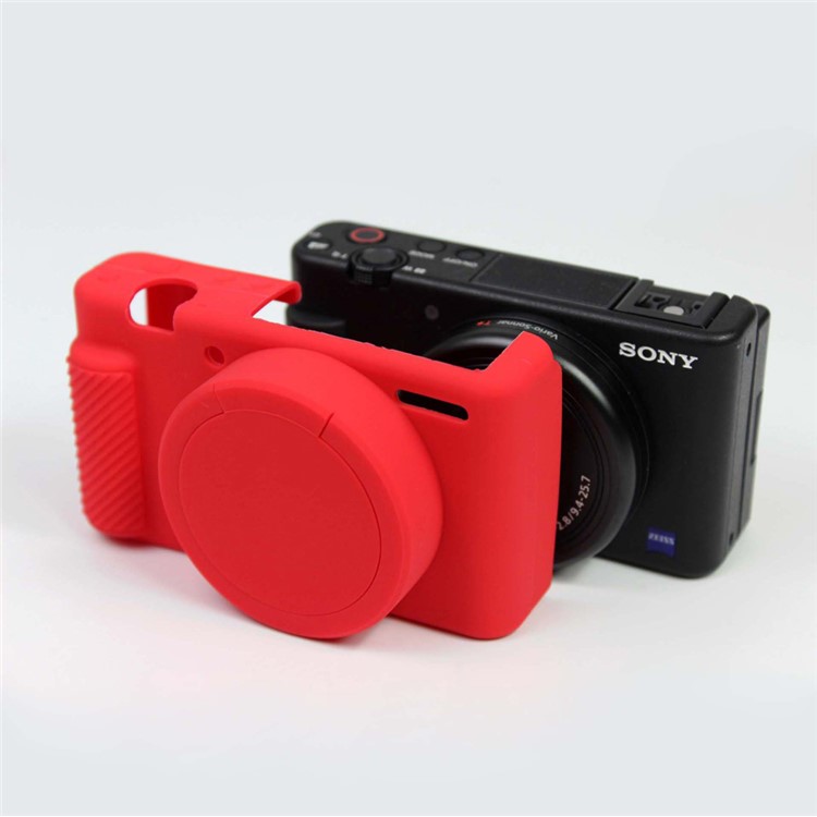 Wholesale Soft Silicone Case for Sony ZV1 Camera Red from China TVC