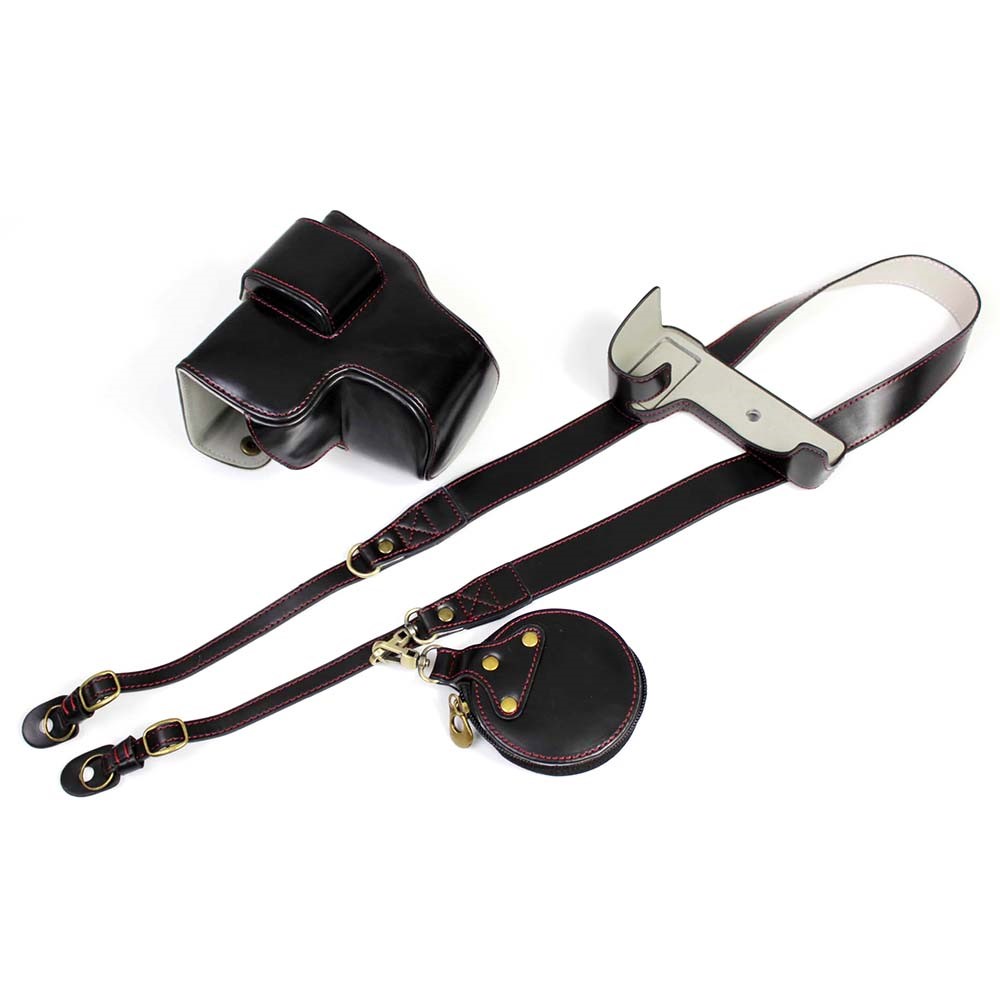 PU-Leder-Halbkamera-Gehäuseabdeckung Für Fujifilm Fuji X-S10 - Schwarz-11