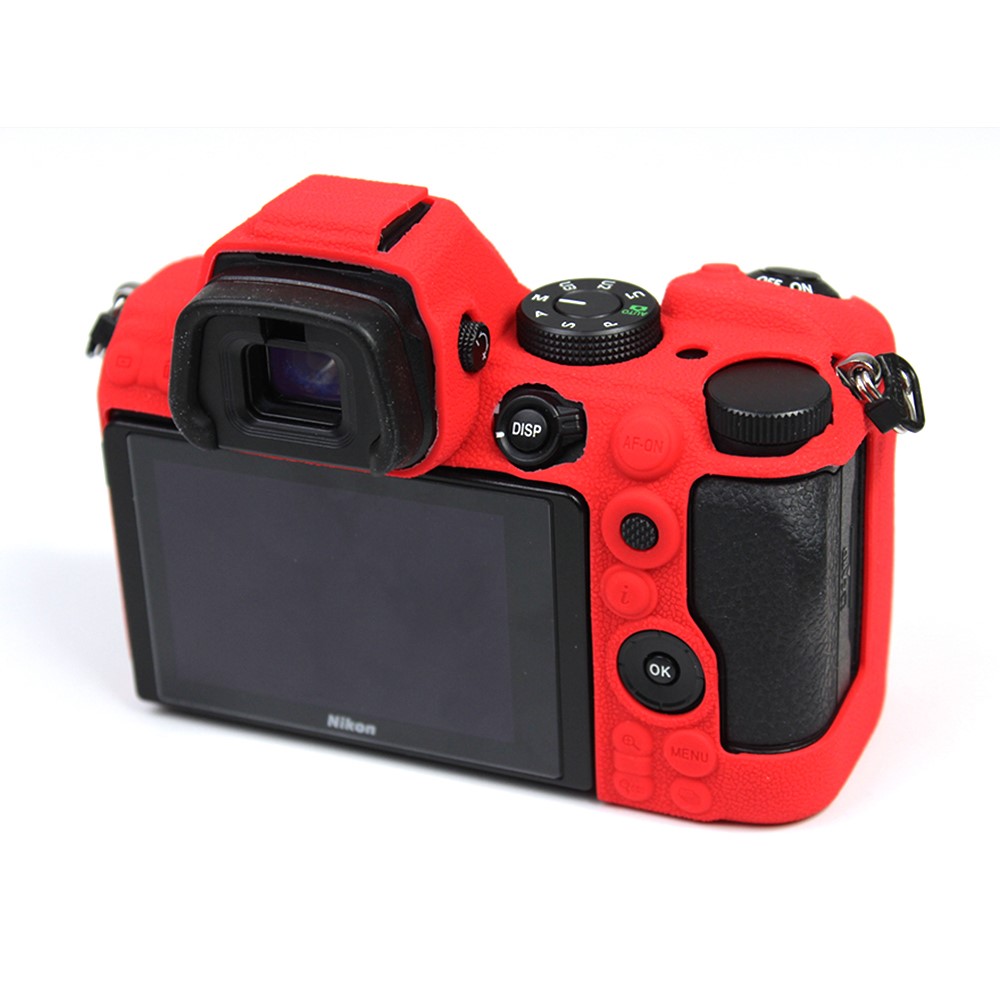 Soft Silicone Protective Camera Case Dustproof Shell for Nikon Z5 - Red-4