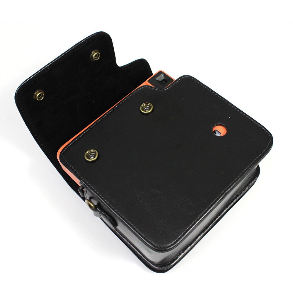 PU Leather Camera Case Cover for Instax Square SQ1 Camera Bag - Black-7