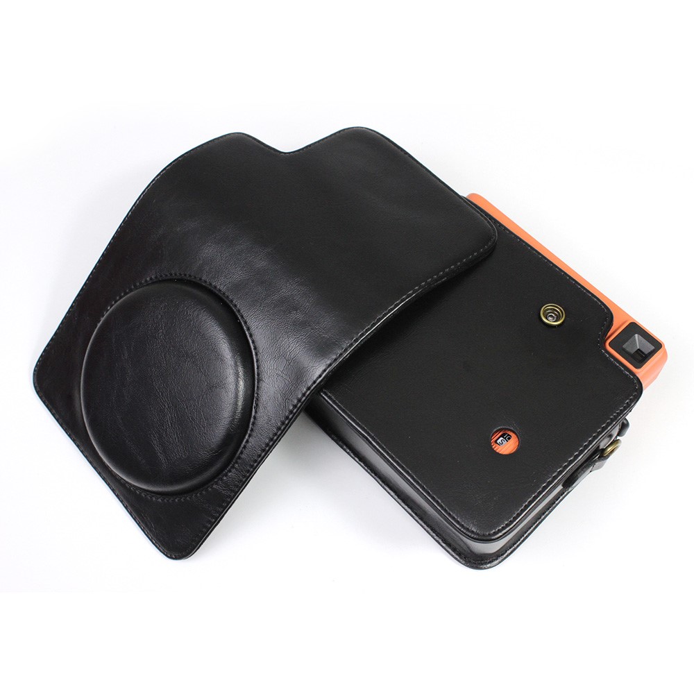 PU Leather Camera Case Cover for Instax Square SQ1 Camera Bag - Black-8