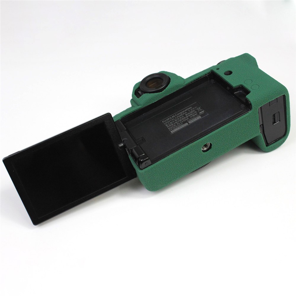 Shockproof Silicone Camera Protective Case Skin Cover for Fujifilm X-S10 - Green-6