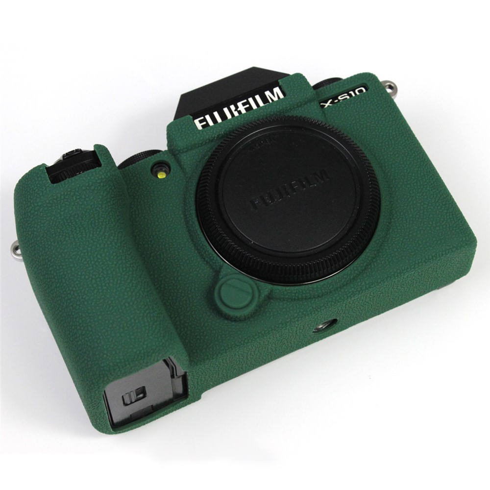 Shockproof Silicone Camera Protective Case Skin Cover for Fujifilm X-S10 - Green-7
