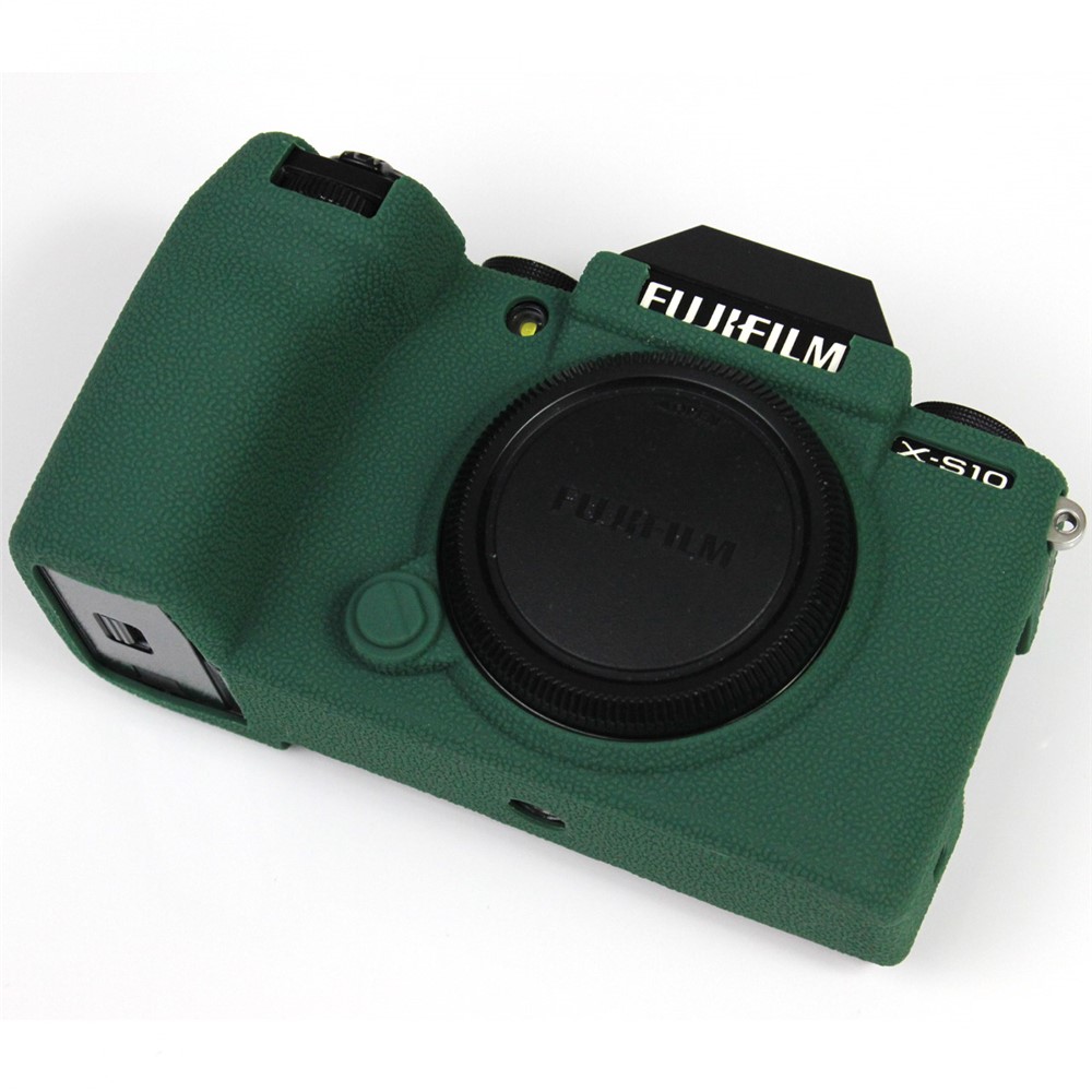 Shockproof Silicone Camera Protective Case Skin Cover for Fujifilm X-S10 - Green-9
