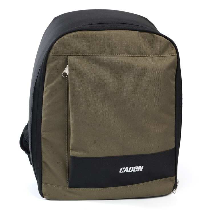 CADEN D6 Nylon Camera Shoulders Bag Backpack Professional DLSR Camera Backpack - Army Green-4