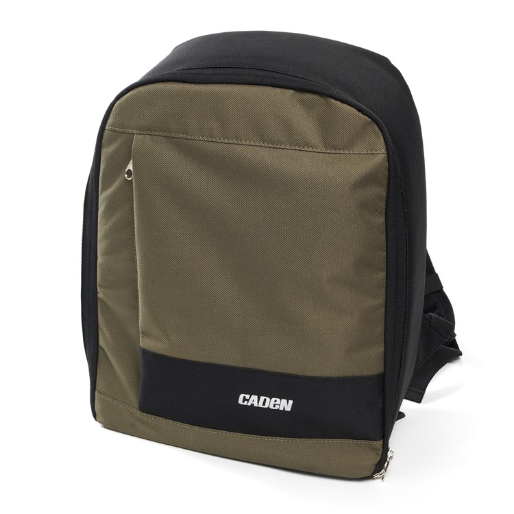 CADEN D6 Nylon Camera Shoulders Bag Backpack Professional DLSR Camera Backpack - Army Green-5