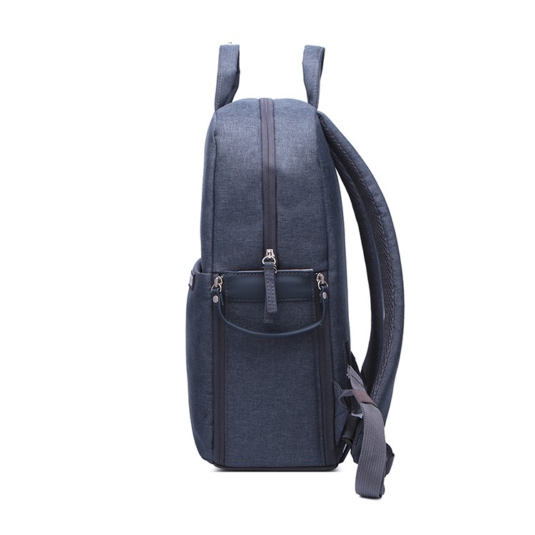 CADEN L5 Waterproof Nylon Camera Bag Notebook Backpack for DSLR Camera and 14" Notebook - Dark Grey-2