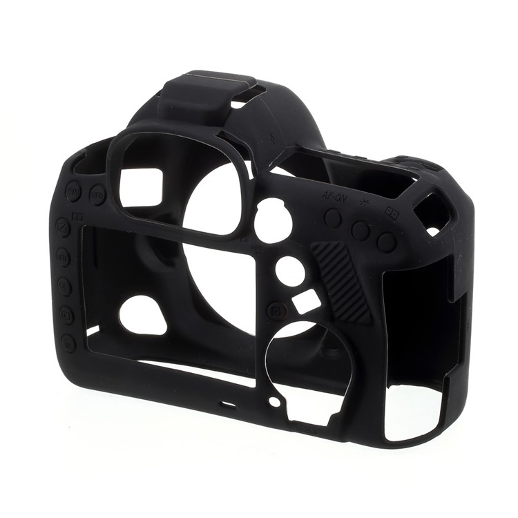 Silicone Protective Camera Body Case Cover for Canon 5D4 - Black-1