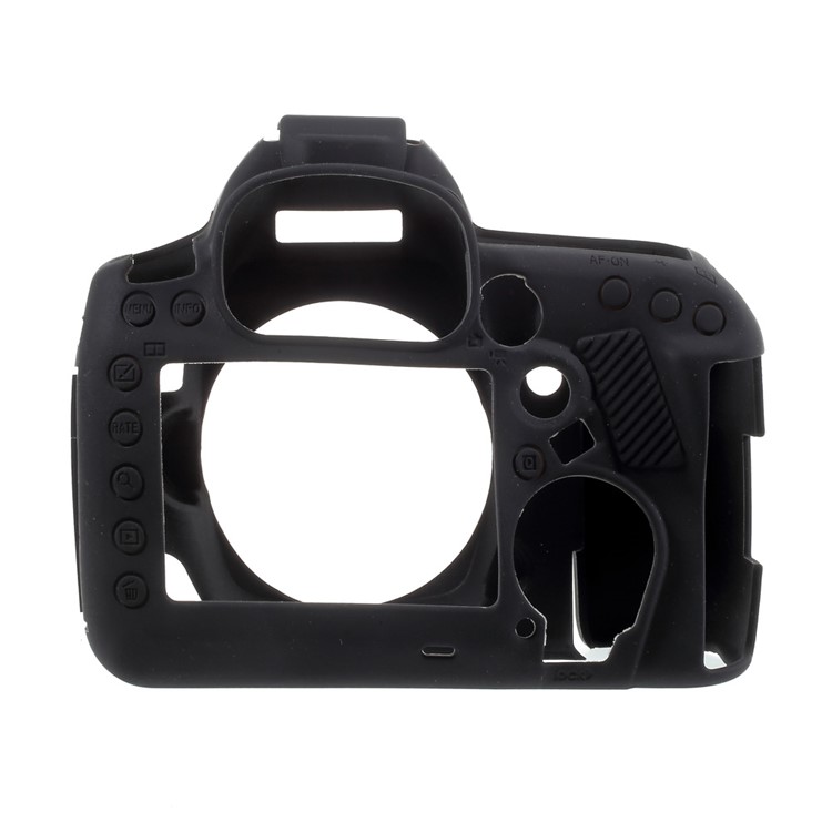 Silicone Protective Camera Body Case Cover for Canon 5D4 - Black-2